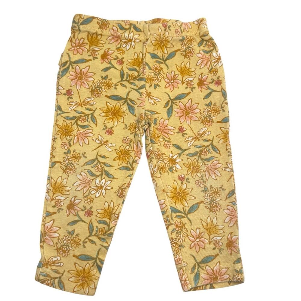 Carter's Bodysuit Bundle Baby Girl Floral Heart Yellow 9 Months - Picture 5 of 7
